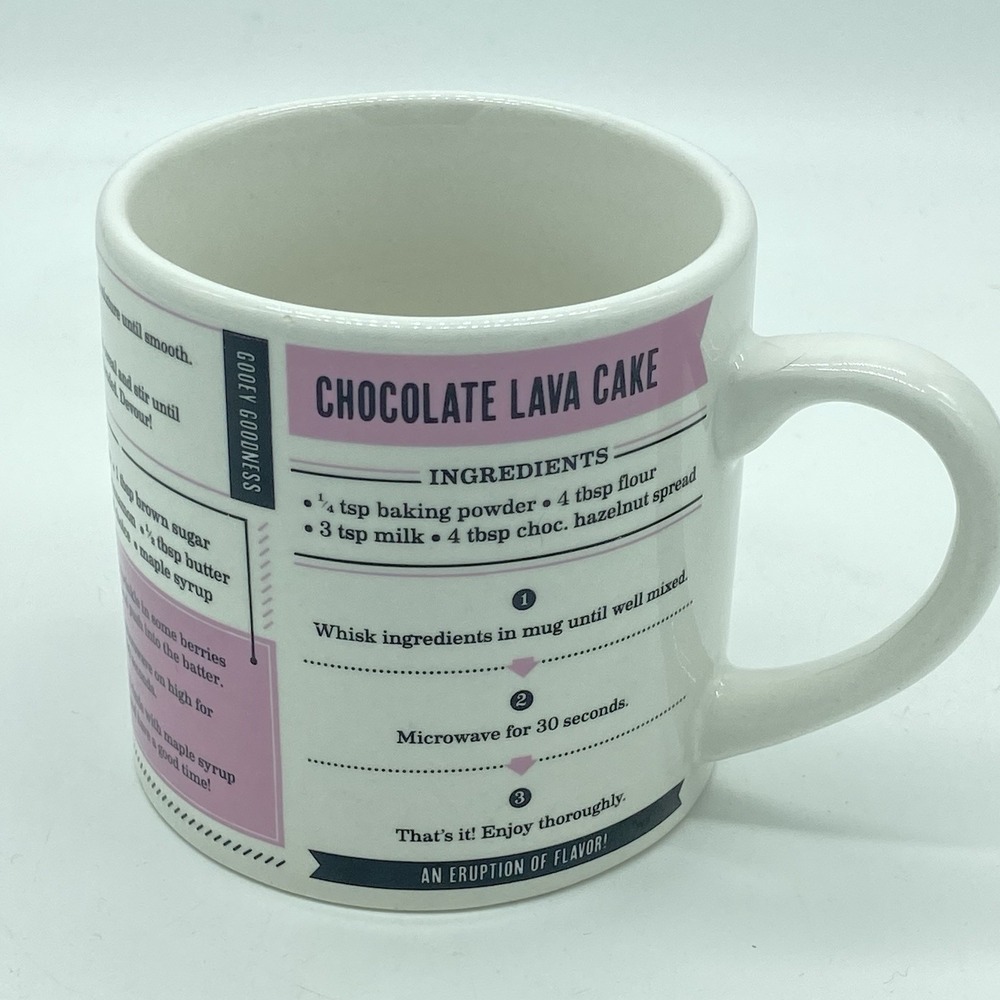 Fred SWEET TOOTH Dessert Recipe‎ Mug Cookbook Chocolate Cookie Lava Cake Cup